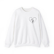 Load image into Gallery viewer, Abides in Love Unisex Heavy Blend™ Crewneck Sweatshirt