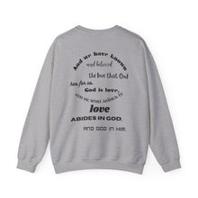 Load image into Gallery viewer, Abides in Love Unisex Heavy Blend™ Crewneck Sweatshirt