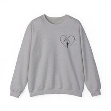 Load image into Gallery viewer, Abides in Love Unisex Heavy Blend™ Crewneck Sweatshirt