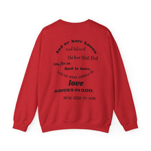 Load image into Gallery viewer, Abides in Love Unisex Heavy Blend™ Crewneck Sweatshirt