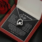 To My Beautiful Wife Forever Love Necklace