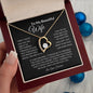 To My Beautiful Wife Forever Love Necklace