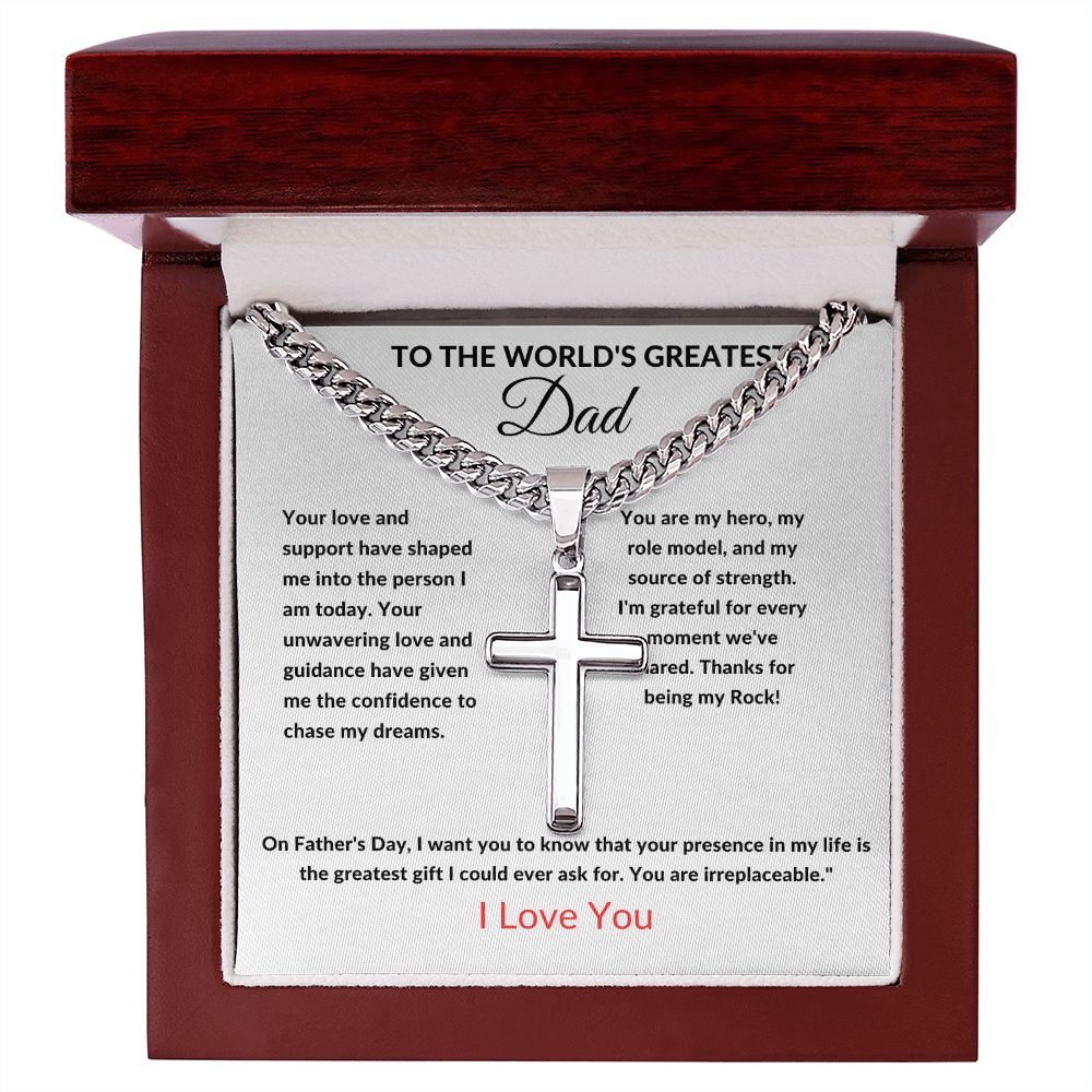 Worlds Greatest Dad Necklace