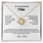 TO MY DAUGHTER | Customized Name Message Card