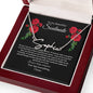 To My Soulmate Signature Name Necklace