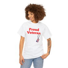 Load image into Gallery viewer, Proud Veteran Cotton Tee