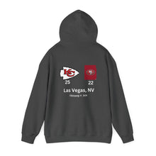 Load image into Gallery viewer, SUPER BOWL LVIII KC CHAMPS Unisex Heavy Blend™ Hooded Sweatshirt