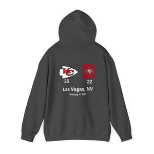 SUPER BOWL LVIII KC CHAMPS Unisex Heavy Blend™ Hooded Sweatshirt