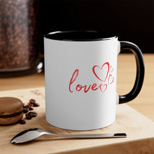 Load image into Gallery viewer, Love Accent Coffee Mug, 11oz