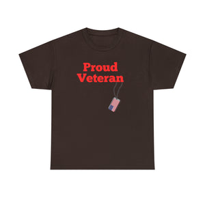 Proud Veteran Cotton Tee