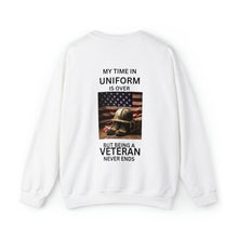 Load image into Gallery viewer, Proud Veteran Crewneck Sweatshirt