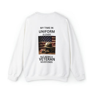 Proud Veteran Crewneck Sweatshirt