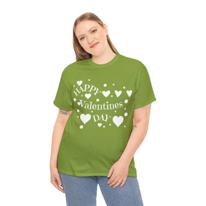 Happy Valentines Day Unisex Heavy Cotton Tee