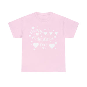 Happy Valentines Day Unisex Heavy Cotton Tee