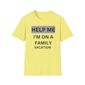 Help Me Vacation Unisex Softstyle T-Shirt