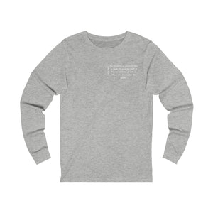 J112 Unisex Jersey Long Sleeve Tee