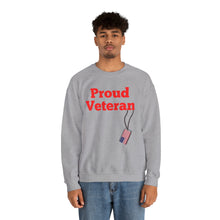 Load image into Gallery viewer, Proud Veteran Crewneck Sweatshirt