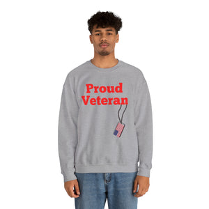 Proud Veteran Crewneck Sweatshirt