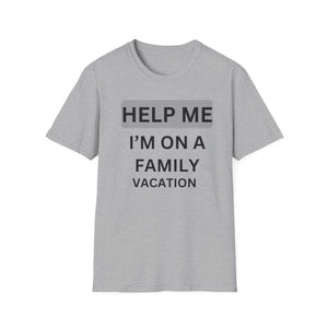 Help Me Vacation Unisex Softstyle T-Shirt