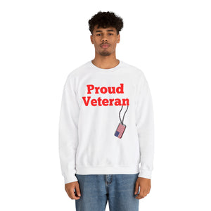 Proud Veteran Crewneck Sweatshirt