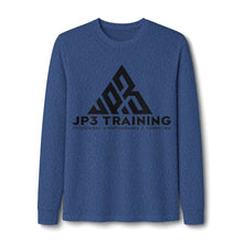 Load image into Gallery viewer, JP3 Training Long Sleeve Tee — Athletic Workout Shirt with Black  Logo
