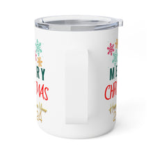 Load image into Gallery viewer, Merry Christmas Insulated Coffee Mug, 10oz