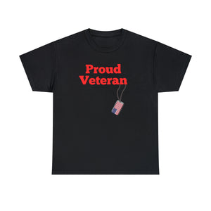 Proud Veteran Cotton Tee