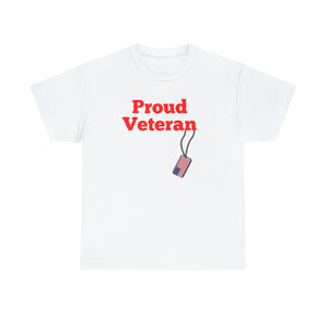 Proud Veteran Cotton Tee