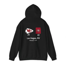 Load image into Gallery viewer, SUPER BOWL LVIII KC CHAMPS Unisex Heavy Blend™ Hooded Sweatshirt