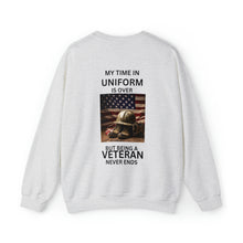 Load image into Gallery viewer, Proud Veteran Crewneck Sweatshirt