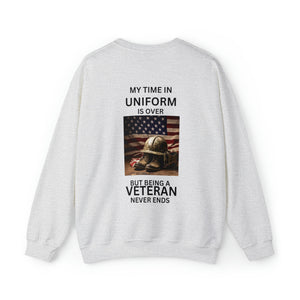 Proud Veteran Crewneck Sweatshirt