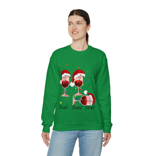 Drink, Drank, Drunk Ugly Christmas Sweater