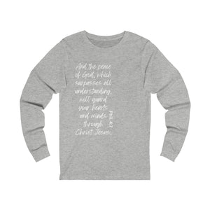 The Peace of God Unisex Jersey Long Sleeve Tee