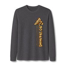 Load image into Gallery viewer, Up3 Training Vertical Logo Long Sleeve Tee — Gym Fitness Workout Shirt