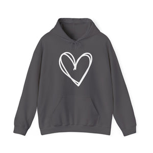 Heart Unisex Heavy Blend™ Hooded Sweatshirt