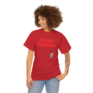 Proud Veteran Cotton Tee