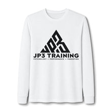 Load image into Gallery viewer, JP3 Training Long Sleeve Tee — Athletic Workout Shirt with Black  Logo