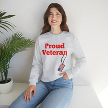 Load image into Gallery viewer, Proud Veteran Crewneck Sweatshirt