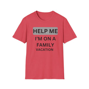 Help Me Vacation Unisex Softstyle T-Shirt