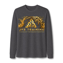 Load image into Gallery viewer, JPS Training Long Sleeve Tee — Gold Crest Fitness Logo