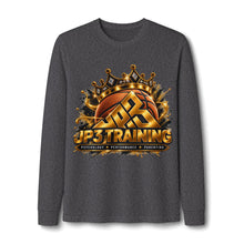Load image into Gallery viewer, JP3 Training Long Sleeve Tee — Basketball Crown Logo