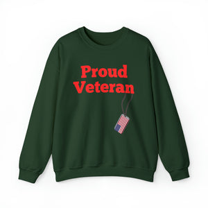 Proud Veteran Crewneck Sweatshirt