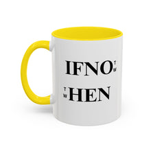 Load image into Gallery viewer, If Not Now When? Accent Coffee Mug – Motivational 11/15oz Ceramic