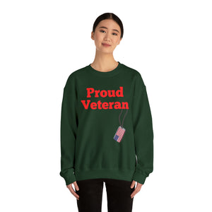 Proud Veteran Crewneck Sweatshirt