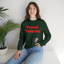 Load image into Gallery viewer, Proud Veteran Crewneck Sweatshirt