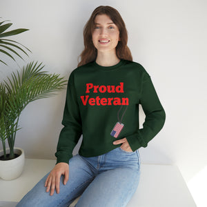 Proud Veteran Crewneck Sweatshirt