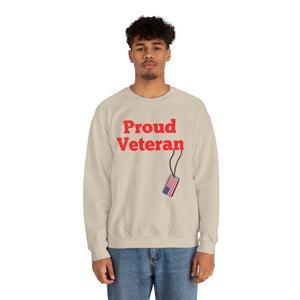 Proud Veteran Crewneck Sweatshirt