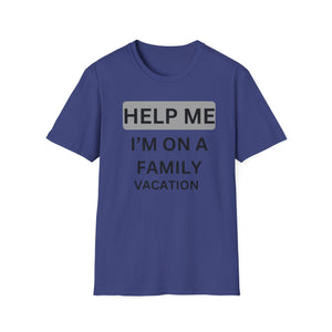 Help Me Vacation Unisex Softstyle T-Shirt