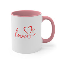 Load image into Gallery viewer, Love Accent Coffee Mug, 11oz