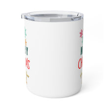 Load image into Gallery viewer, Merry Christmas Insulated Coffee Mug, 10oz